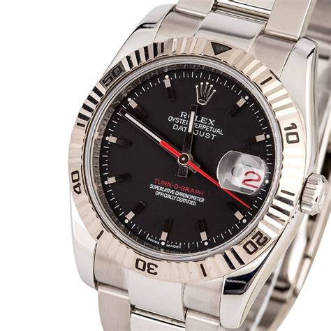 rolex datejust with red second hand|pre owned Rolex Datejust men's.